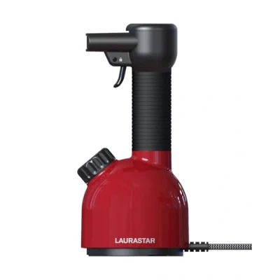 Imagen de Laurastar IGGI Intense Red Defroisseur de Vapor a Mano, Desinfecta y Descontamina Textiles Objetos, Compacto Portátil con Diseño Elegante