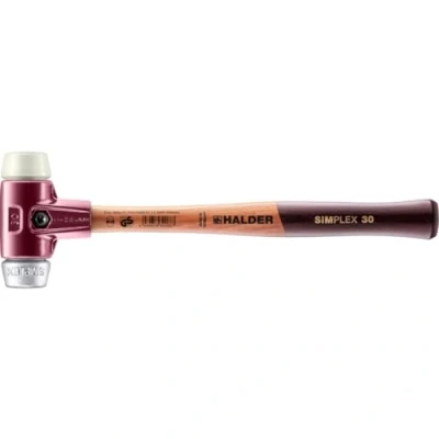 Imagen de Halder 3089030 &quot;simplex soft face nailon/suave&quot; metal mazo, multicolor, 30 mm