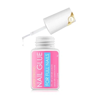 Imagen de 1 * 8g Pegamento para uñas Extra Fuerte,Pegamento Reparar Postizas,Adhesivo Aplicar Puntas de Artificiales en Manicura, Super Fuerte Acrílicas