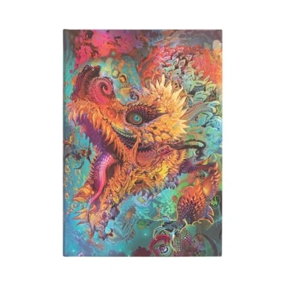 Imagen de Humming Dragon (Android Jones Collection) Midi Unlined Hardcover Journal: Hardcover, 120 gsm, ribbon marker, memento pouch, elastic closure