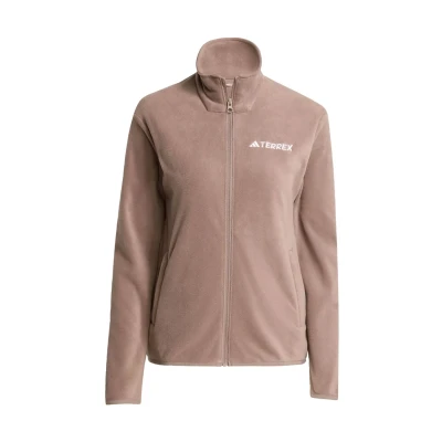 Imagen de Adidas Terrex W MT ESS FZ Forro polar, Mujer, Talla: XS, Trace brown