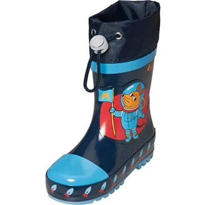 Imagen de Playshoes Botas de Goma, lluvia Unisex niños, El Espacio Die Maus, 20/21 EU