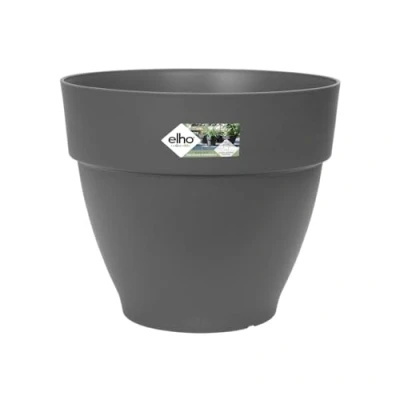 Imagen de Elho Vibia Campana Round 30 Macetero por Exterior Ø 29.8 x H 25.8 cm Negro/Anthracite