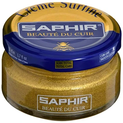 Imagen de Saphir Crema extrafina para el cuero, Dorado ((65) Trianon Or), 50 ml