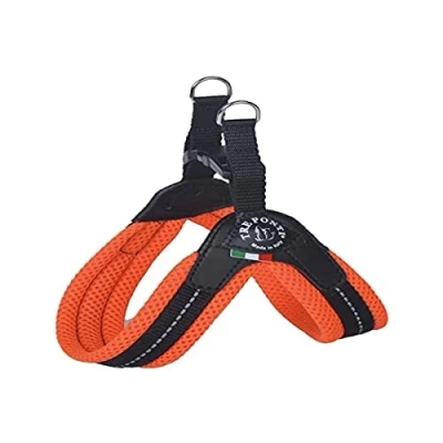 Imagen de Tre Ponti Easy Fit Mesh Fix Neon Arnés para Perro, Talla 3, Color Naranja