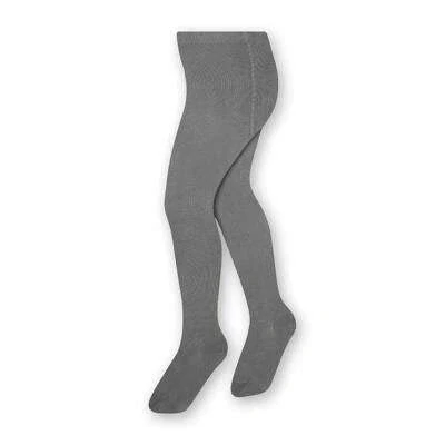 Imagen de STEVEN Medias de algodón lisas y suaves para niños/Altura 68 cm 158 cm/Perfectas los días más fríos/Opacas/Medias niños/Unisex/Edad 0 11/Gris/68 74