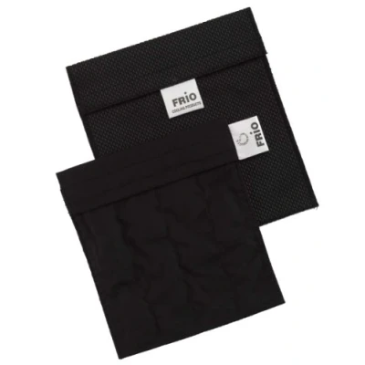 Imagen de FRIO Bolsa isotérmica para Mantener insulina, Color Negro, 14 x 15 cm