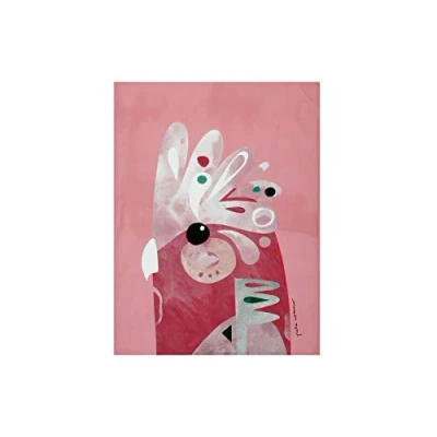 Imagen de Maxwell &amp; Williams Pete Cromer Paño de Cocina con Diseño Cacatúa Galah 100% Algodón, 50 x 70 cm Rojo