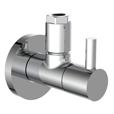 Imagen de Kirchhoff Design válvula de ángulo universal con cierre rápido, reguladora para tuberías agua fría y caliente, 98166110, cromada