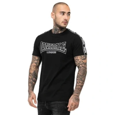 Imagen de Lonsdale Vementry T Shrit, Blanco/Negro, XL para Hombre