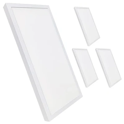 Imagen de LED ATOMANT Pack 4x Kit Soporte Para Superficie + Panel 60x30cm 36W, CCT (Selector de Color Blanco Calido, Neutro y Frio), 4000 Lumenes, Driver incluido