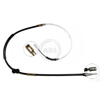 Imagen de A.B.S. K10086 Cable de Freno Mano 1480 Discos para dirección izquierda/derecha AUDI: 100 C4 Avant
