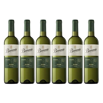 Imagen de Beronia Viura Vino Blanco D.O.Ca. Rioja 6 botellas de 750 ml Total: 4500