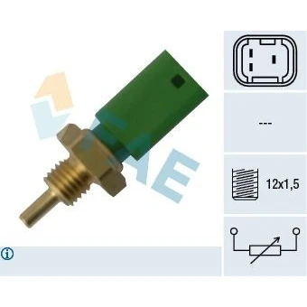 Imagen de FAE 33727 Sensor, temperatura del refrigerante RENAULT: CLIO 3