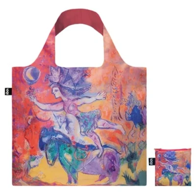 Imagen de LOQI MARC CHAGALL The Circus Bolsa reciclada, rosa (Safety Pink), Contemporáneo