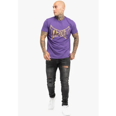 Imagen de Tapout Normale Passform Lifestyle Camiseta estampada, Hombre, Talla: XXL, Lilac yellow