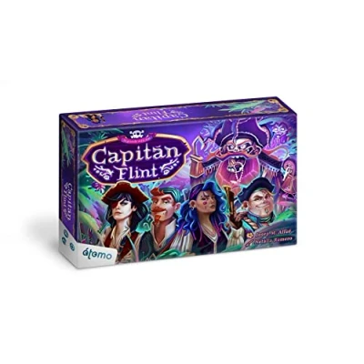 Imagen de Atomo Games CAPITÁN Flint. Juego de Cartas Divertido para Toda la Familia