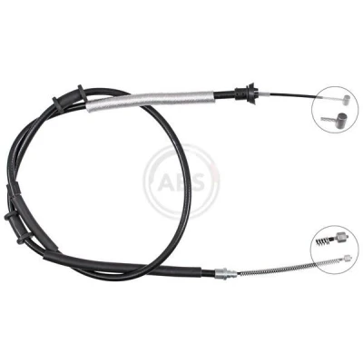 Imagen de A.B.S. K19898 Cable de Freno Mano 1689 Tambor para dirección izquierda/derecha FIAT: Punto III Hatchback