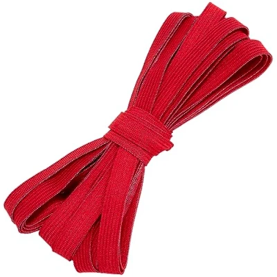 Imagen de AERZETIX C67531 Cinta elástica Plana Trenzada 5 Metros Anchura 10mm en poliéster + látex Color Rojo