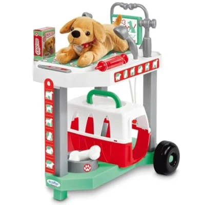 Imagen de Jouets Ecoiffier 1919 Clínica Veterinaria Perro Juego de imitación Desde 18 Meses Fabricado en Francia