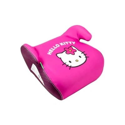 Imagen de Hello Kitty Alzador Infantil Nueva Homologación Europea I Size R129/03. Funda de 3 cm Extraíble. para Niños y Niñas Entre 125 150 cm. Seguridad Confort Asegurada.