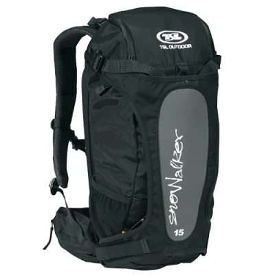 Imagen de TSL Snowalker 15, Mochila con raquetas de nieve Unisex adulto, Negro, Unica