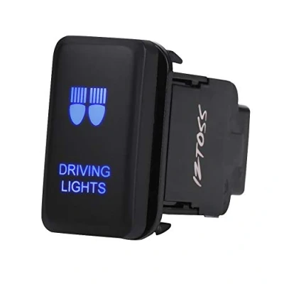 Imagen de Barra de luces LED Interruptor basculante ENCENDIDO APAGADO Luz LED, 12V Azul Auto Car On Off Para Hilux Landcruiser VIGO(DRIVING LIGHTS Pattern)