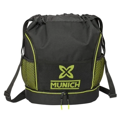 Imagen de MUNICH BEAT Mochila Saco, Mochila, Ideal para Niños de Diferentes Edades, Cómoda y Versátil, Calidad Resistencia, 34x15x43 cm, Color Negro