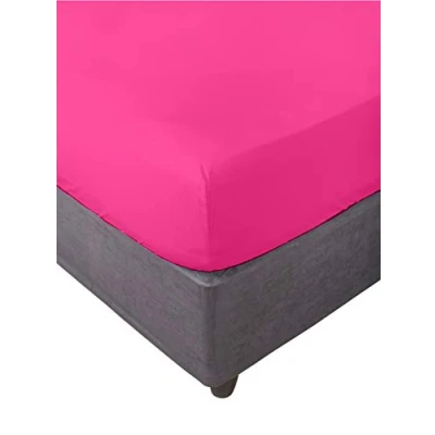 Imagen de Miracle Home. Sábana bajera, ajustable elástica, suave, cómoda, antipeeling. Algodón 50% poliéster.