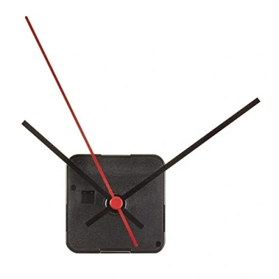 Imagen de TFA Dostmann 60.3061.01 Reloj analógico con Mecanismo de Movimiento silencioso y 4 Juegos Agujas para Manualidades, Color Negro, (L) 56 x (B) 29 (H) (75) mm