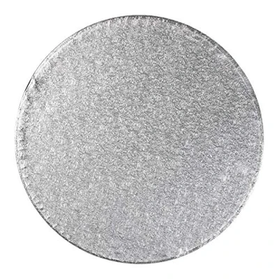 Imagen de Tala Base Redonda para Tartas, Color Plateado, 0,20 m (8 Pulgadas)