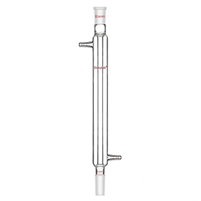 Imagen de stonylab Condensador de Liebig Vidrio Borosilicato con Laboratorio Longitud Chaqueta 300 mm para Juntas 24/40