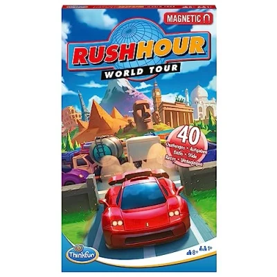 Imagen de ThinkFun Rush Hour World Tour, Juego de Lógica