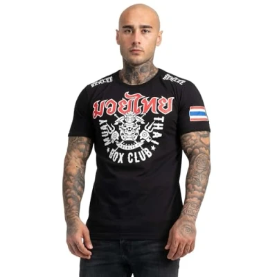 Imagen de BENLEE Rocky Marciano Thaicity Camiseta, Negro, M para Hombre