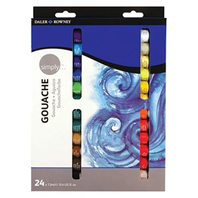 Imagen de Daler Rowney Simply Set Gouache 24x12 ml