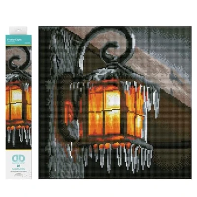Imagen de DIAMOND DOTZ DQ8 022 Squares Frosty Light Cuadro de Diamantes para Manualidades (34,5 x 34,5 cm), Multicolor