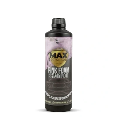 Imagen de MAX DETAIL LAB Pink Foam Champu Espuma Activa Lavado Coche Exterior Cherry Rosa, Desengrasante Abrillantador, Jabon Concentrado, Kit Limpieza Detailing Profesional Moto 500ml