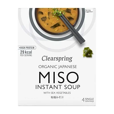 Imagen de Sopa miso con algas 40gr. Clearspring. 8un