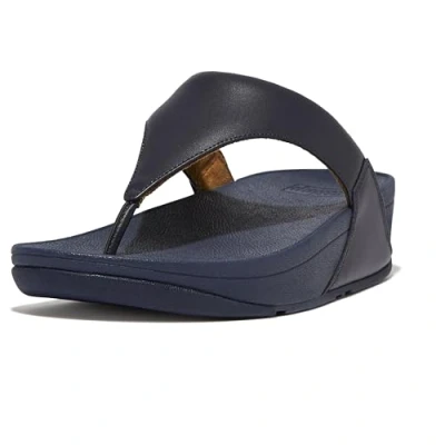 Imagen de Fitflop Puntera de Cuero Lulu, Sandalia Mujer, Deepest Blue, 37.5 EU