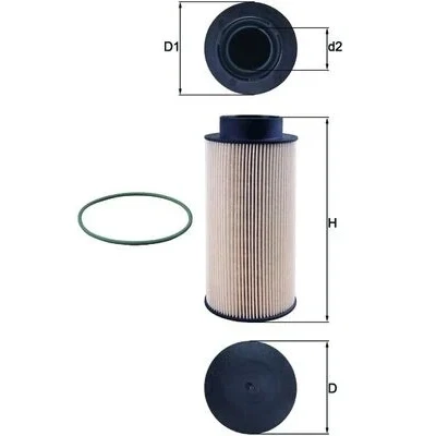 Imagen de MAHLE ORIGINAL KX 182D Filtro Combustible Cartucho filtrante SCANIA: P,G,R,T series, 4 series