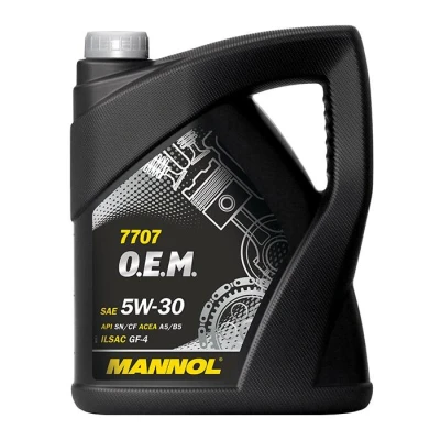 Imagen de Mannol O.e.m. 7707 5W 30 5L Aceite de motor MN7707 5 FORD: Focus Mk1 Hatchback, Transit Connect Furgón, MONDEO 4 Stufenheck, OPEL: Signum CC