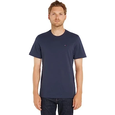Imagen de Tommy Jeans TJM XSLIM Jersey tee DM0DM04411 Camiseta de Manga Corta, Azul (Black Iris), XXS para Hombre