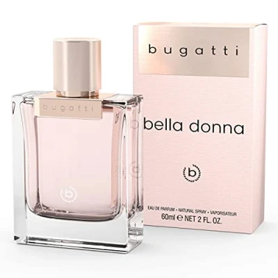 Imagen de bugatti Perfume mujer bella donna EdP 60 ml I Eau de Parfum sensual para cualquier edad y ocasión elegante combinación melocotón, jazmín almizcle dulce, picante