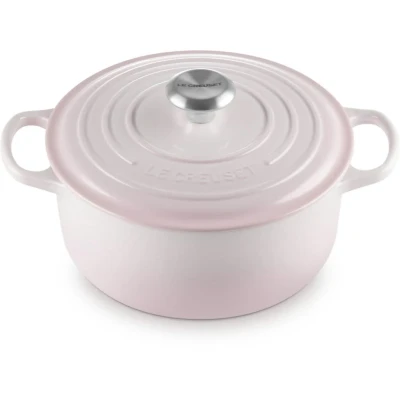 Imagen de Le Creuset Casserole Signature Shell Pink ø 20 cm / 2.4 Liter