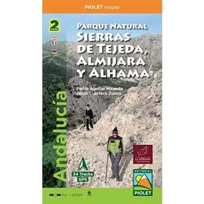 Imagen de Parque Natural Sierras de Tejeda, Almijara y Alhama. 2 mapas. 1:25.000. Piolet.: Andalucía. Escala 1:25.000