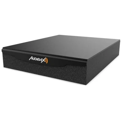 Imagen de Audibax PAD 6 Plus Soporte con Almohadilla de Aislamiento Acústico Densidad 4 a Pulgadas Panel para Altavoces Estudio Evita Vibraciones Compatibilidad Universal