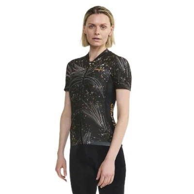 Imagen de Craft ADV Endur Graphic Jersey W Black L Camiseta de Ciclismo, Negro/Multi, Mujeres
