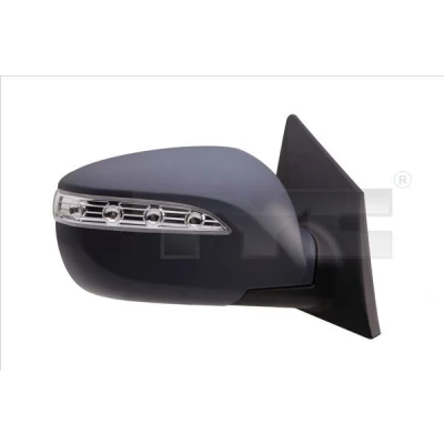 Imagen de Espejo retrovisor Tyc 313 0056 izquierda imprimado para ajuste elect. espejo, convexo, calefactable HYUNDAI: ix35