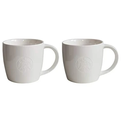 Imagen de STARBUCKS Taza de porcelana Venti Grande Fore Here Series White Collectors Set Variations 4 Venti/591 ml
