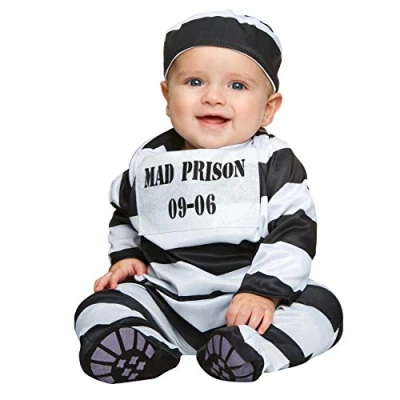 Imagen de My Other Me 203293 Disfraz de preso bebé, 0 6 meses (203293)